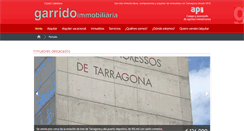 Desktop Screenshot of garridoimmobiliaria.com