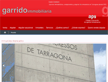 Tablet Screenshot of garridoimmobiliaria.com